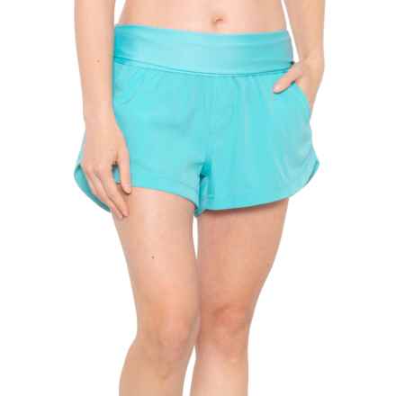 KYODAN SWIM Foldover Boardshorts - UPF 50 in Aqua