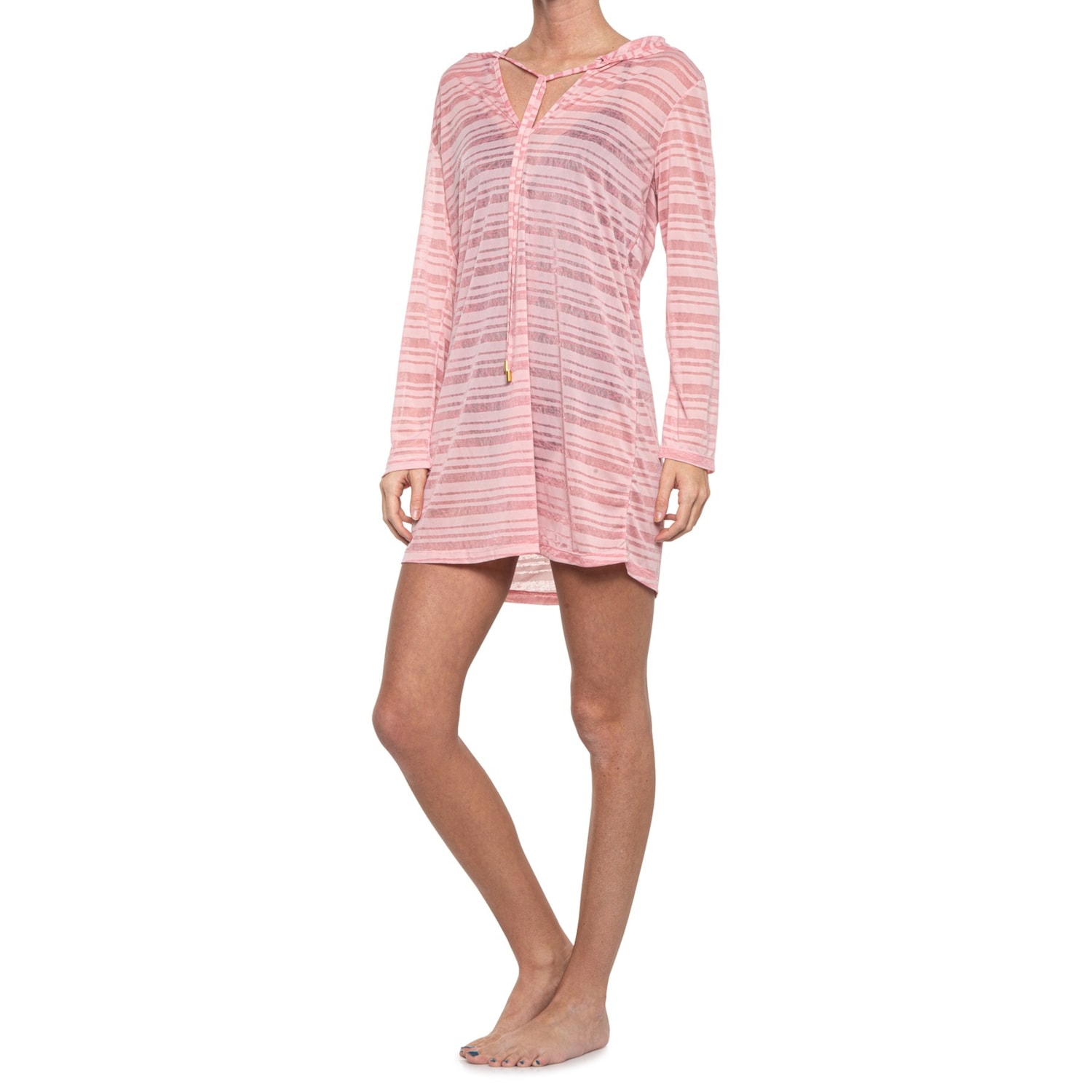 KYODAN SWIM Hooded Cover-Up Dress (For 