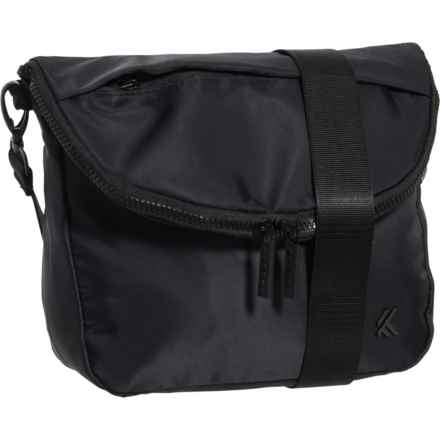 Kyodan Top Zip Crossbody Bag (For Women) in Black