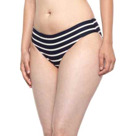 La Blanca Capri Stripe Bikini Bottoms - Reversible in Indigo