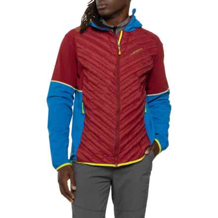 La Sportiva Koro PrimaLoft® Jacket - Insulated in Sangria/Electric Blue