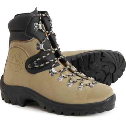 La Sportiva Made in Italy Glacier WLF Mountaineering Boots - Leather (For Men) in Tan