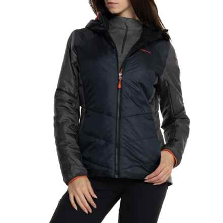 La Sportiva Mythic PrimaLoft® Jacket - Insulated in Black/Cherry Tomato