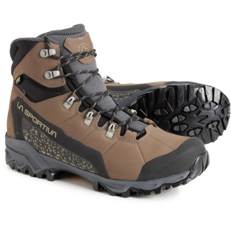 La Sportiva Nucleo High II Gore-Tex® Hiking Boots - Waterproof, Nubuck (For Men) in Taupe/Clay