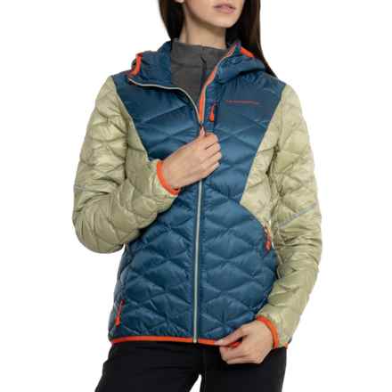 La Sportiva Pinnacle Down Jacket - 750 Fill Power in Storm Blue/Tea