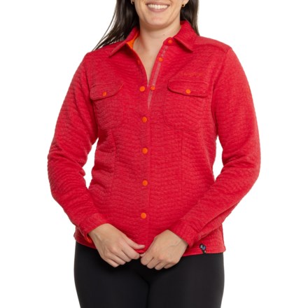 La Sportiva Spacer Snap-Front Shirt - Long Sleeve in Velvet