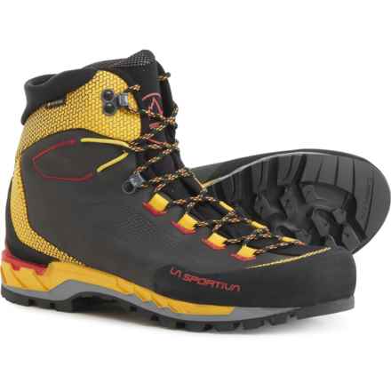 La Sportiva Trango Tech Gore-Tex® Hiking Boots - Waterproof, Nubuck (For Men) in Black/Yellow