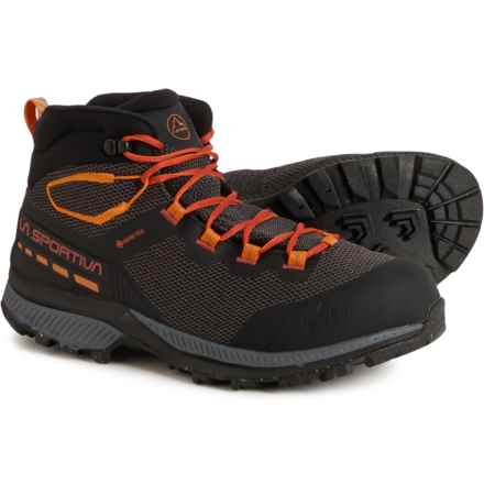 La Sportiva TX Gore-Tex® Mid Hiking Boots - Waterproof (For Men) in Carbon/Saffron