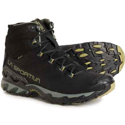 La Sportiva Ultra Raptor II Gore-Tex® Mid Hiking Boots - Waterproof (For Men) in Black/Cedar