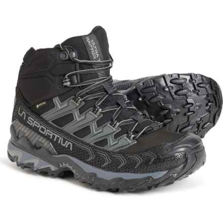 La Sportiva Ultra Raptor II Gore-Tex® Mid Hiking Boots - Waterproof, Wide Width (For Men) in Black/Clay W