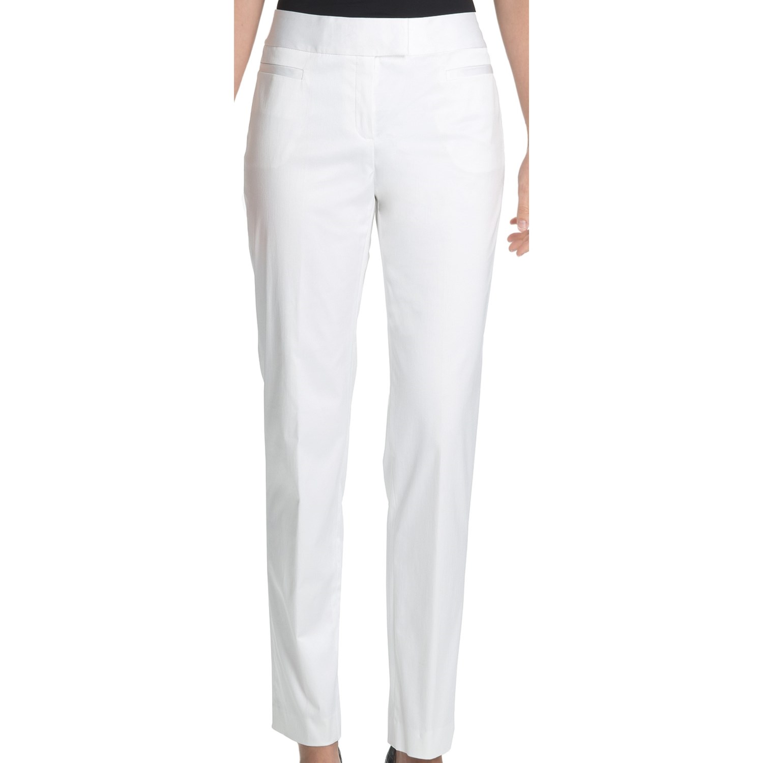 Lafayette 148 New York Ankle Pants - Stretch Cotton Sateen (For Women)