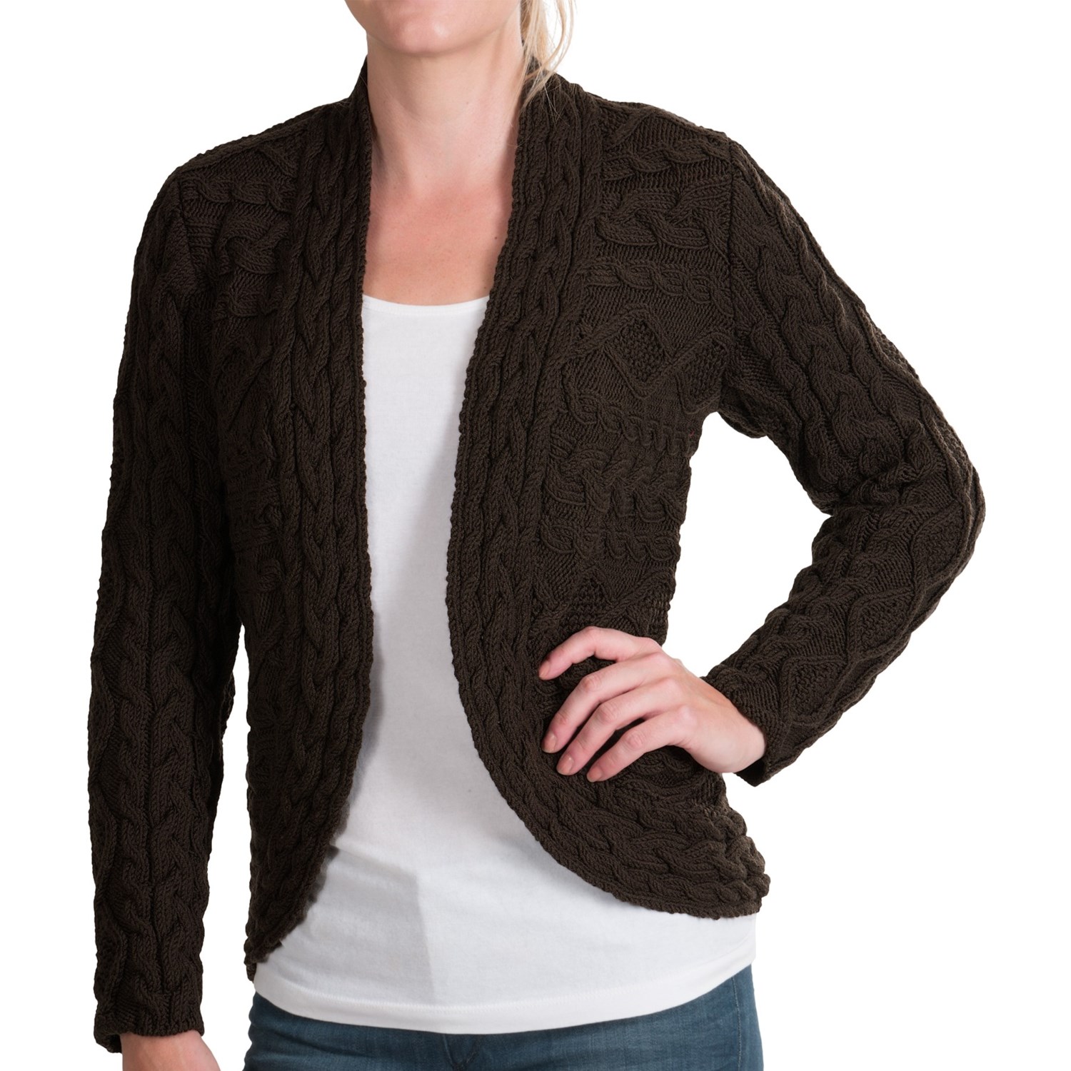 Lafayette 148 New York Lexus Cutaway Cardigan Sweater - Wool (For Women)