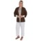 6993R_3 Lafayette 148 New York Ombre Cotton Stripe Shirt - Long Sleeve (For Women)