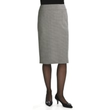 Lafayette 148 New York Optical Wool Crepe Skirt (For Women) in Black Multi - Closeouts