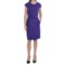 8337D_2 Lafayette 148 New York Punto Milano Dress - Short Sleeve (For Women)