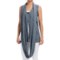 137GA_3 Lafayette 148 New York Wrap Collar Sweater Vest (For Women)