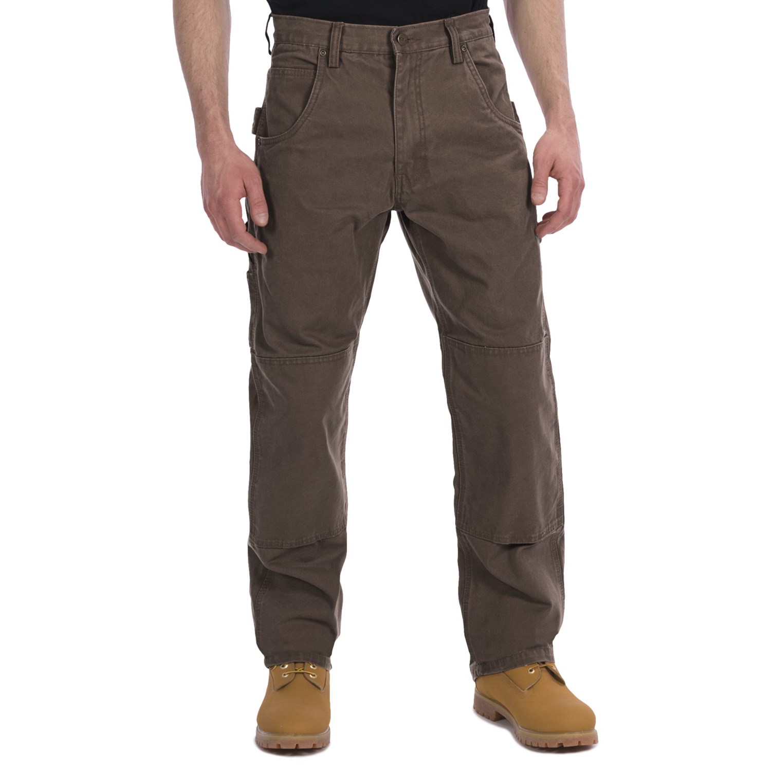 Lakin Mckey Canvas Duck Dungaree Work Pants - Relaxed Fit (For Men ...