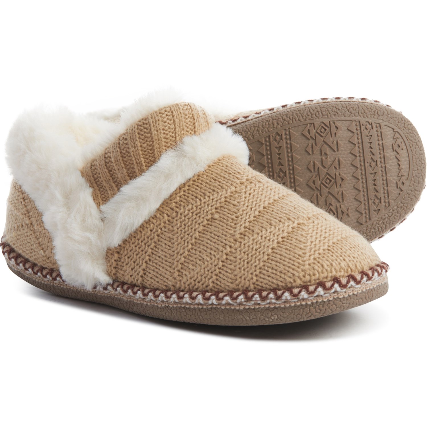 womens grey moccasin slippers