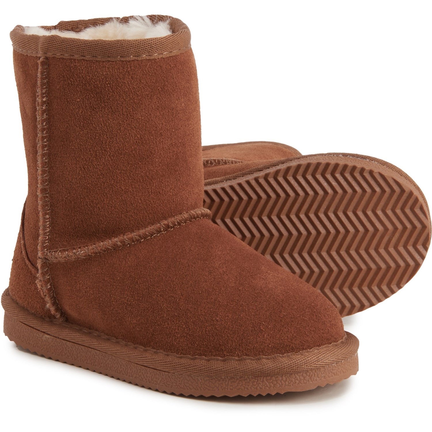 chestnut fur boots