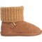 741RT_6 LAMO Footwear Hurry Zip Shearling Boots - Suede (For Toddler and Little Girls)