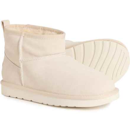 LAMO Kora Short Boots - Suede (For Women) in Winter White