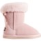 4JHFR_3 LAMO Little Girls Audrey Shearling-Lined Boots - Suede