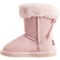 4JHFR_4 LAMO Little Girls Audrey Shearling-Lined Boots - Suede