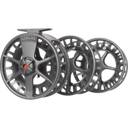 Lamson Liquid -9+ Fly Reel - 3-Pack, Factory Seconds in Smoke
