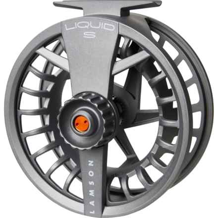 Lamson Liquid S-Series -9+ Freshwater Fly Reel in Smoke