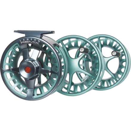 Lamson Remix -5+ Fly Reel - 3-Pack in Glacier