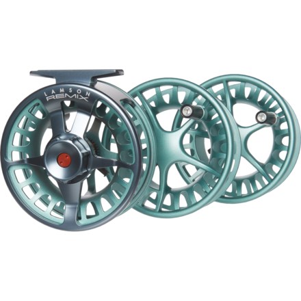 Lamson Remix -5+ Freshwater Fly Reel - 3-Pack in Glacier