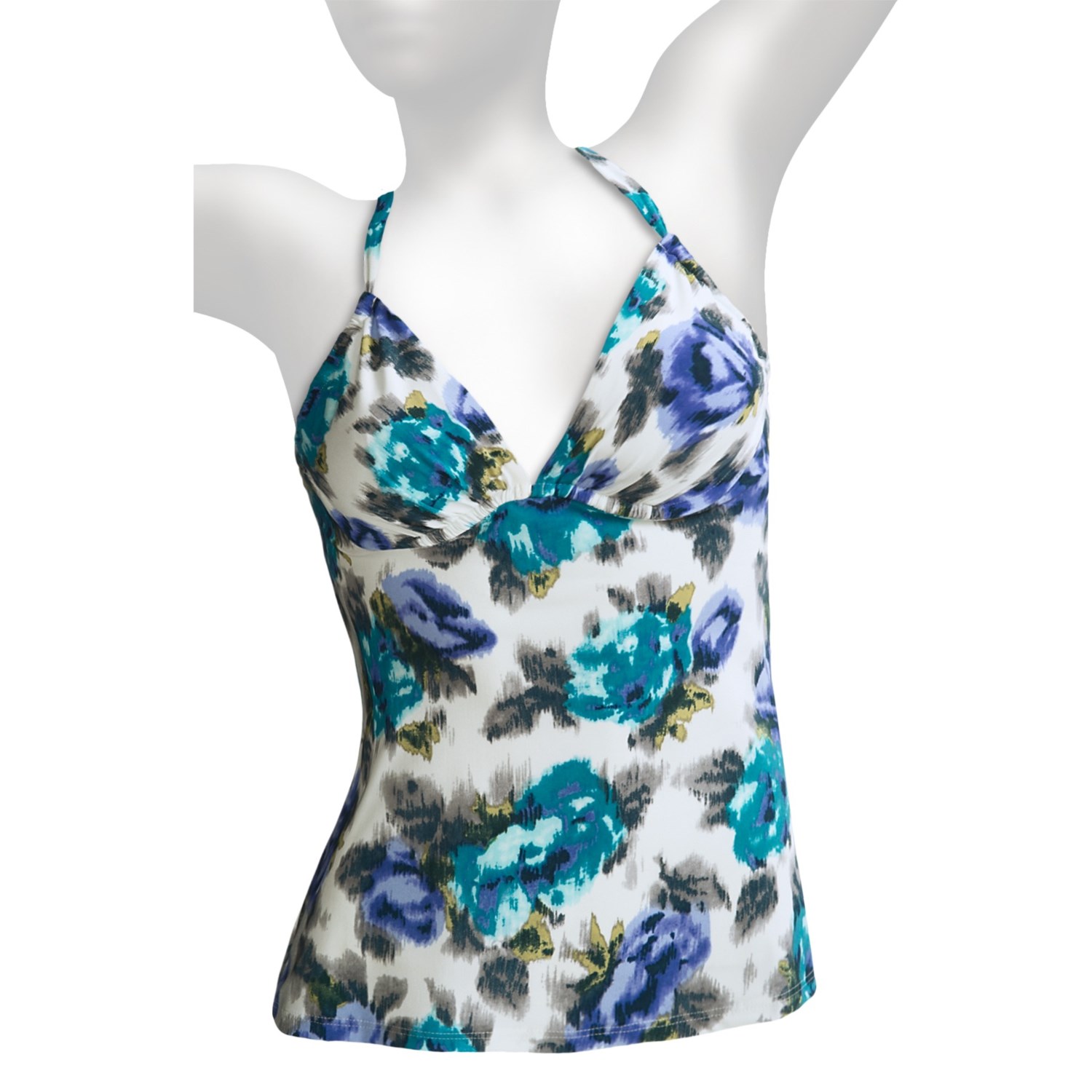 Lands’ End Lela Beach Floral Tankini Top (For Women) 6581M