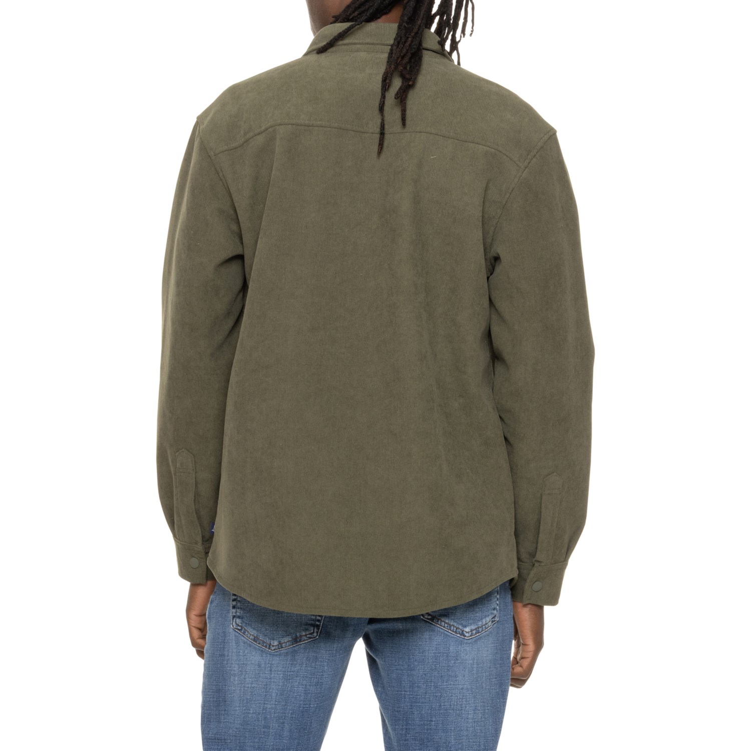 (取寄) ランズエンド クリフトン コーデュロイ シャツ ジャケット - フリース ラインド, スナップ フロント Lands' End Clifton Corduroy Shirt Jacket - Fleece Lined, Snap Front Olive Lands' End Clifton Corduroy Shirt Jacket - Fleece Lined, Snap Front