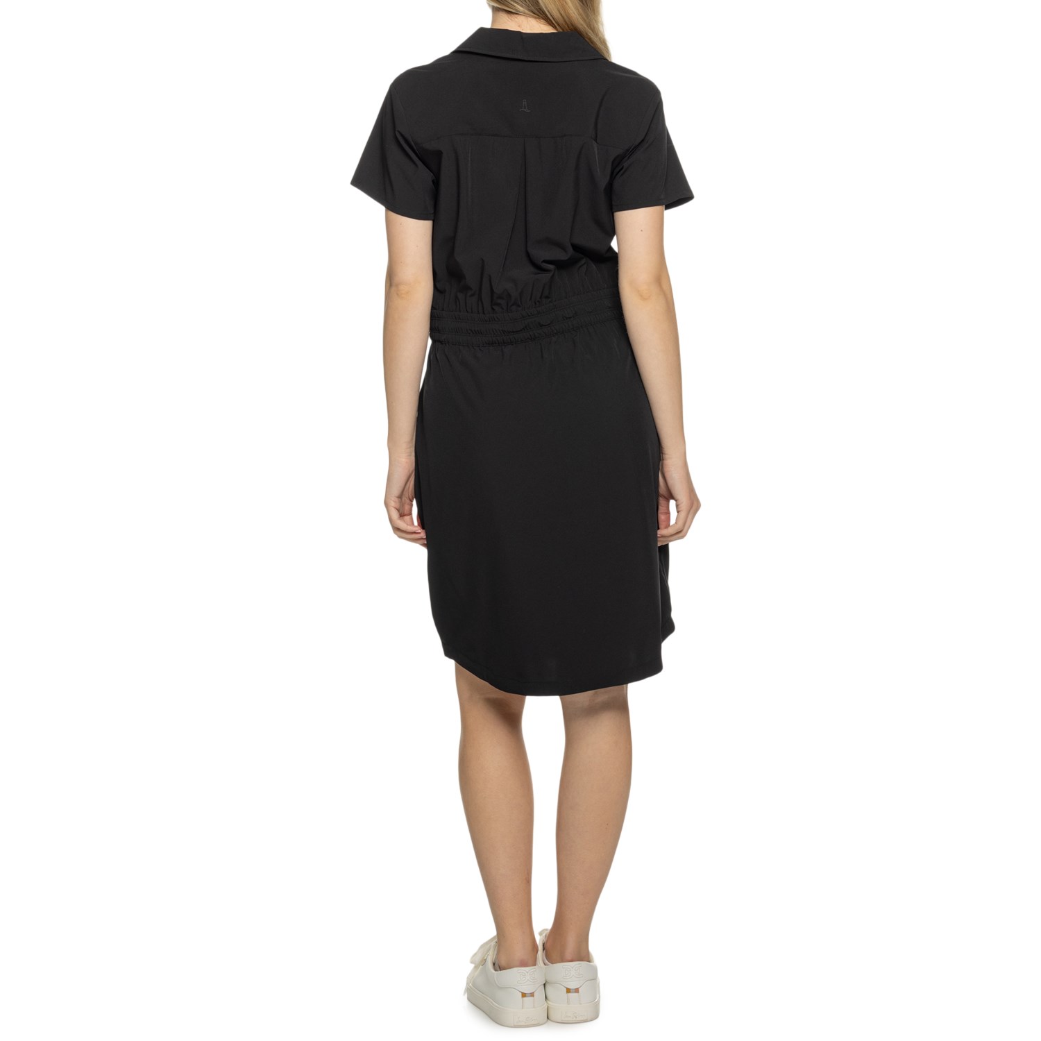 lantern sleeve dress Sally Lace Up Lantern Sleeves Chiffon Dress