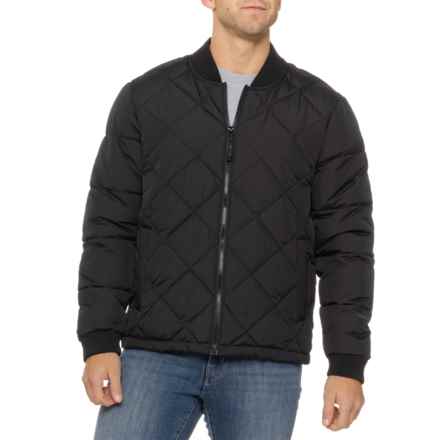 Lands' End Diamond-Quilted Jacket - Insulated in Black