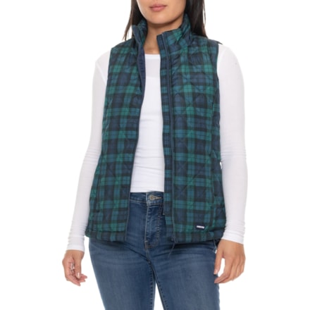 Veste Matelassée Femme Lands' End Taille M – Verte, Décontractée, Occasion Très Bon état