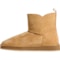 7CVHY_4 Lands' End Faux-Shearling Boots - Suede (For Women)