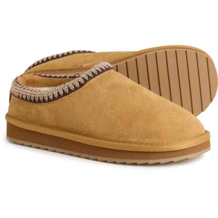 Lands' End Fireplace Cozy Shoes - Suede (For Women) in English Tan
