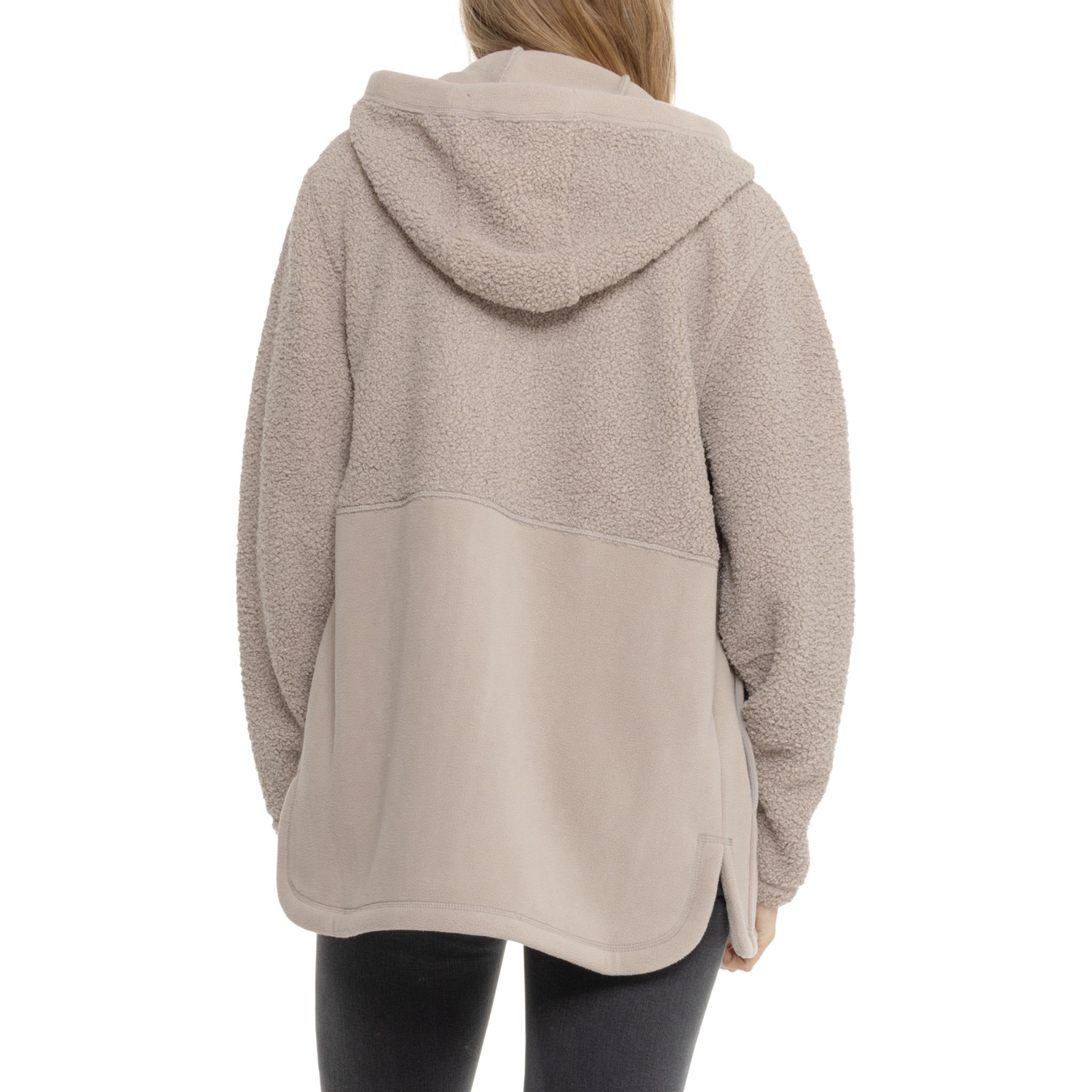 (取寄) ランズエンド フリース-ボンデッド シェルパ ブーディ - フル ジップ Lands' End Fleece-Bonded Sherpa Hoodie - Full Zip Dove Lands' End Fleece-Bonded Sherpa Hoodie - Full Zip