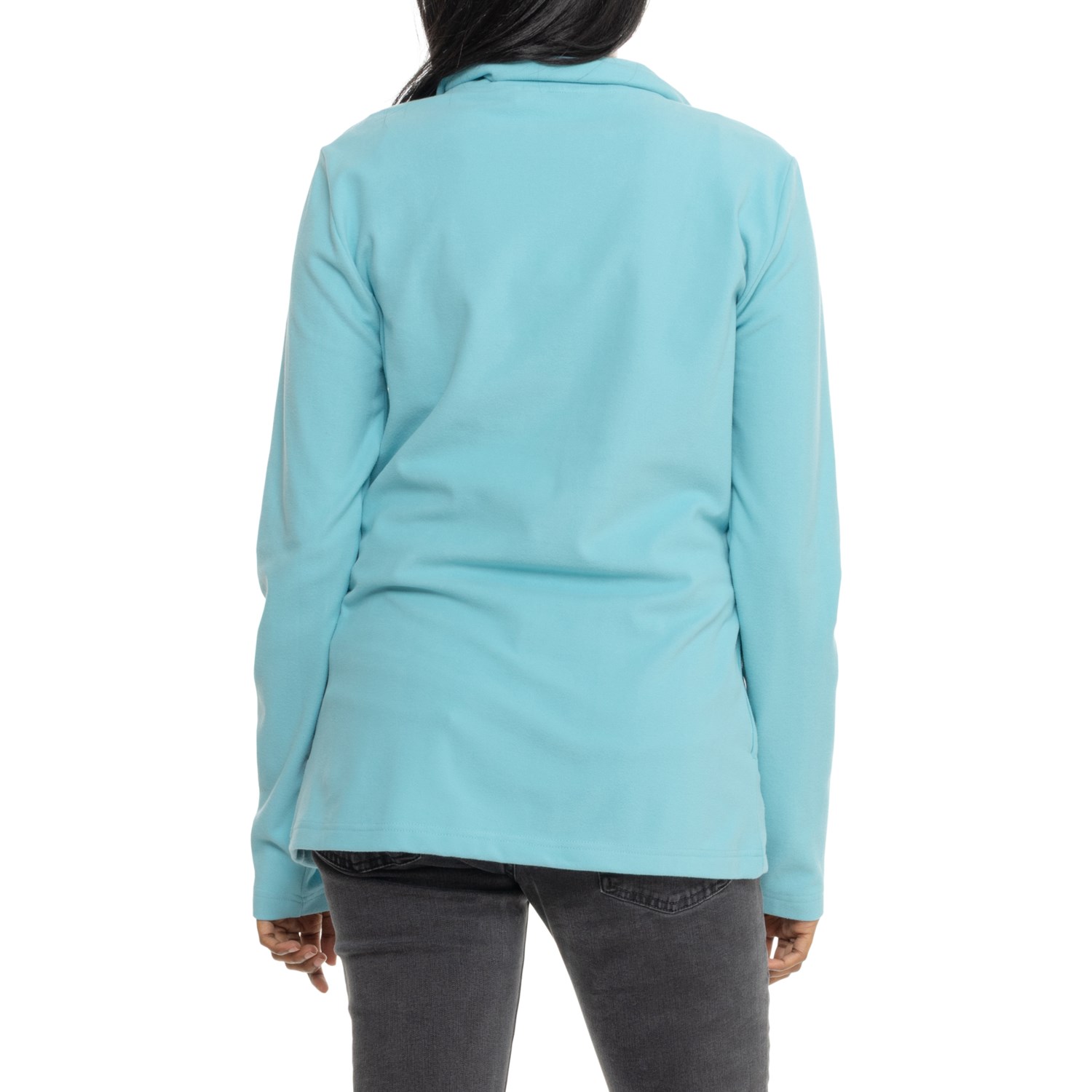 Lands' End Mock Neck Shirt - Snap Neck, Sleeveless