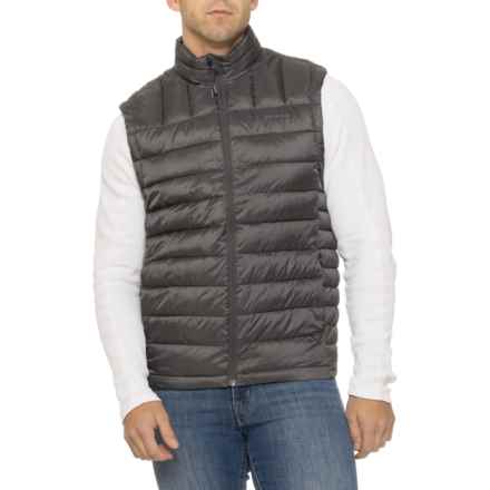 Lands' End Packable Puffer Vest - Insulated in Charcoal