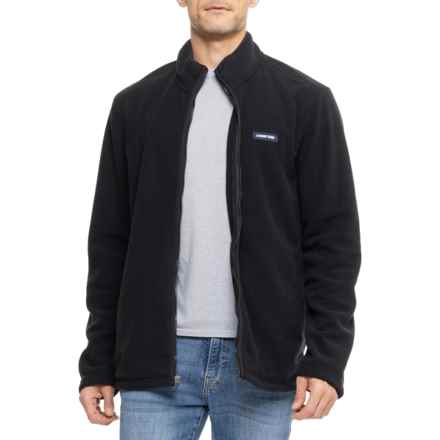 Lands' End Polar Fleece Soft Feel Jacket - Full Zip in Black