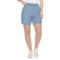 Lands' End Pull-On Shorts in Blue Light Wash