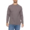 Lands' End Ridgeline Crew Neck Shirt - Long Sleeve in Chicory Coffee (Brown)