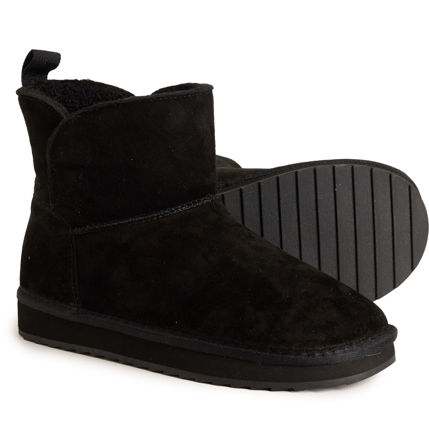 Lands\' End Black Fleece-Lined Boots Lands End Women main image 2