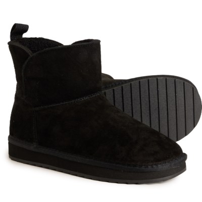 (取寄) ランズエンド レディース シアリング ブーツ Lands' End women Shearling Boots (For Women) Black Lands' End Shearling Boots (For Women)