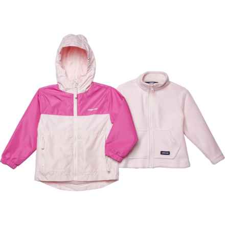 Lands' End Toddler Girls 3-in-1 Jacket in Blush