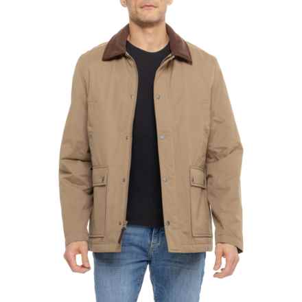 Lands' End Workwear Jacket - Insulated in Khaki/Brown