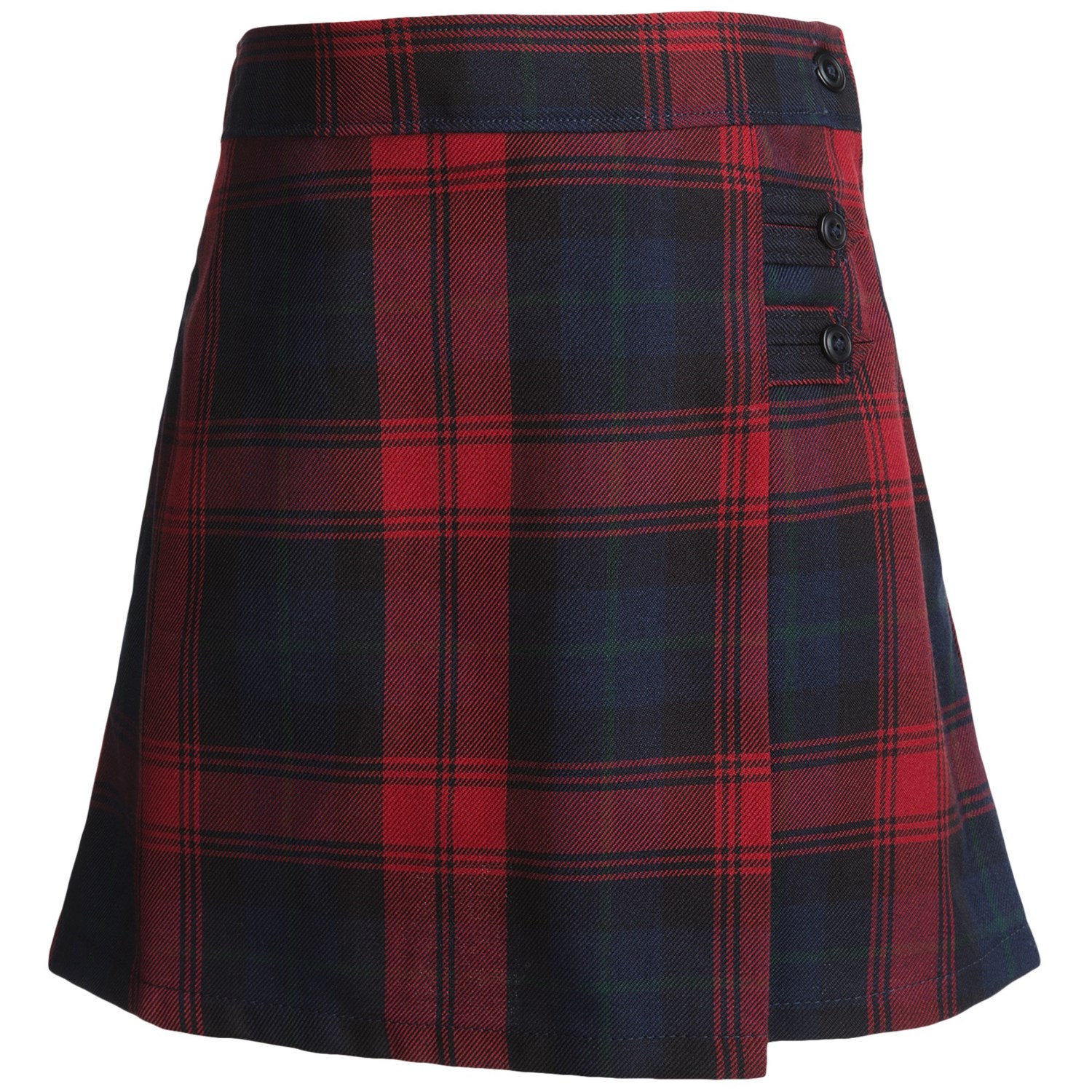 Lands’ End A Line Plaid Uniform Skirt (For Little Girls) 6583A