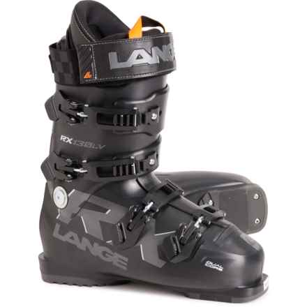 Lange Made in Italy RX 130 L.V. Ski Boots (For Men) in Black/Gunmetal